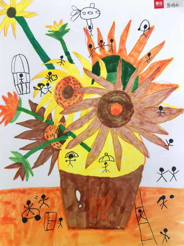 向日葵画简单好看