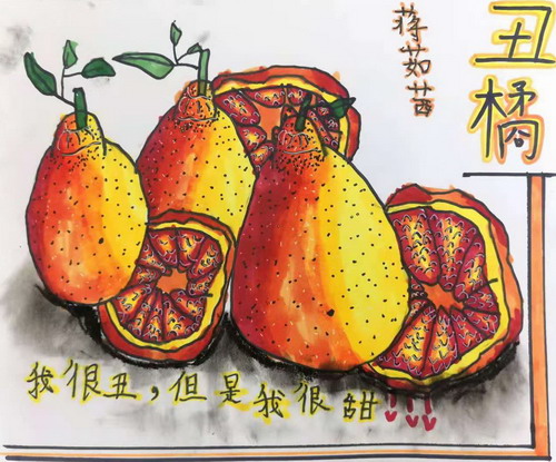 丑橘儿童绘画