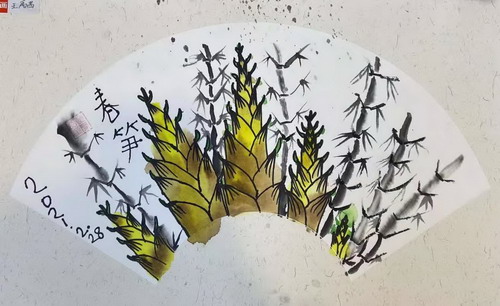 春笋创意画简单好看