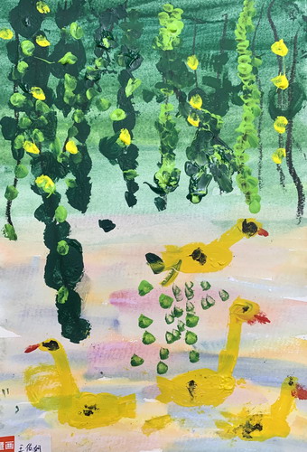 春江水暖鸭先知画画简单