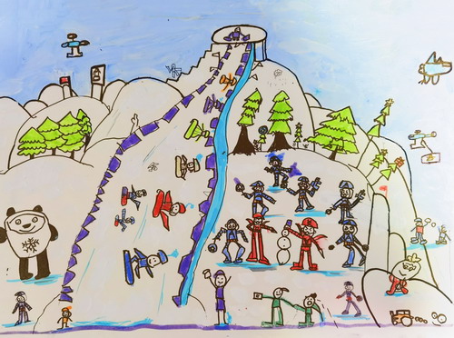 2021多彩冬奥绘画获奖