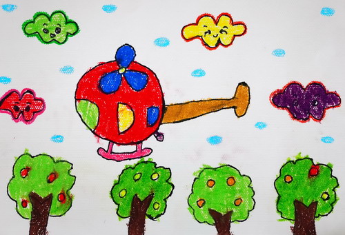 小飞机绘画作品