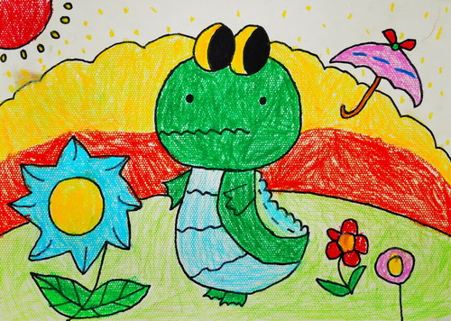 出去玩画画简单