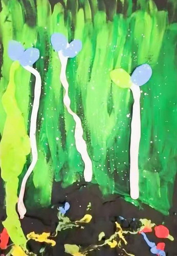 种子发芽了手绘画获奖