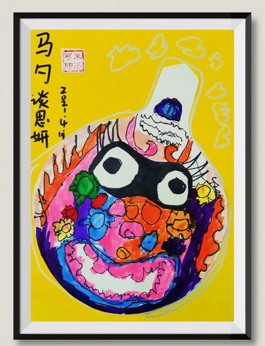 马勺画简单又漂亮