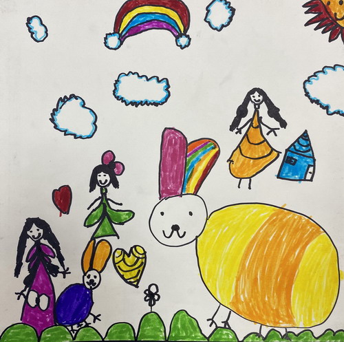 公主与兔画画好看