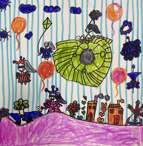 梦幻乐园儿童绘画一等奖