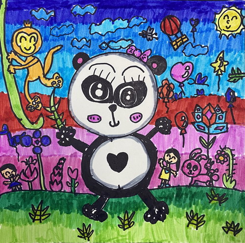 动物乐园绘画图片