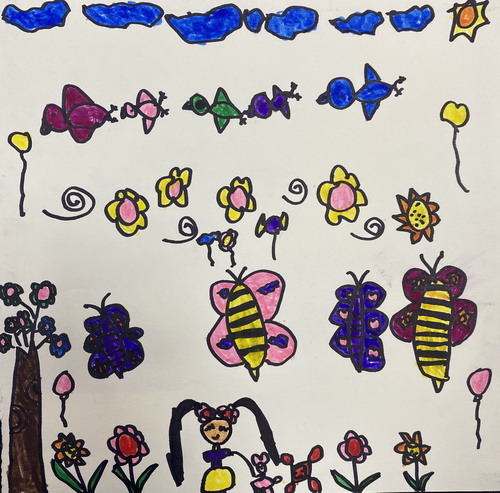 花花世界画画简单