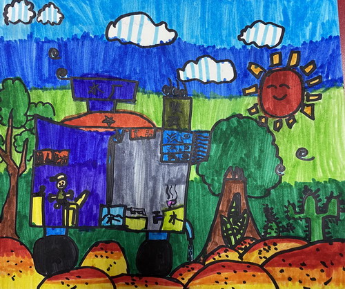 沙漠移动水厂创意画获奖