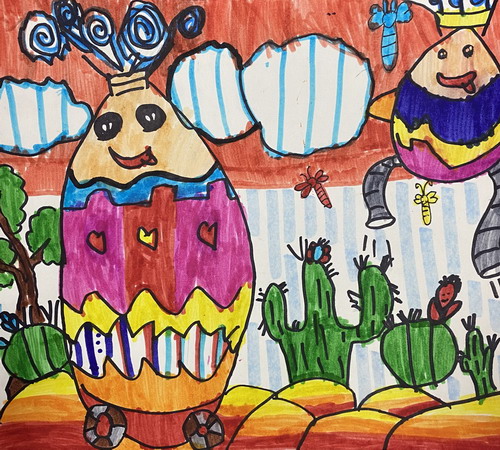 沙漠移动水厂画画简单