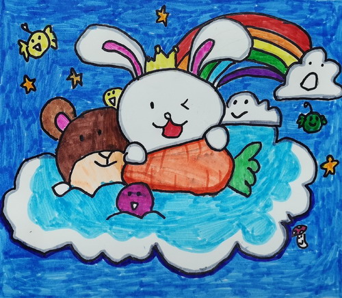 云上世界手绘画获奖