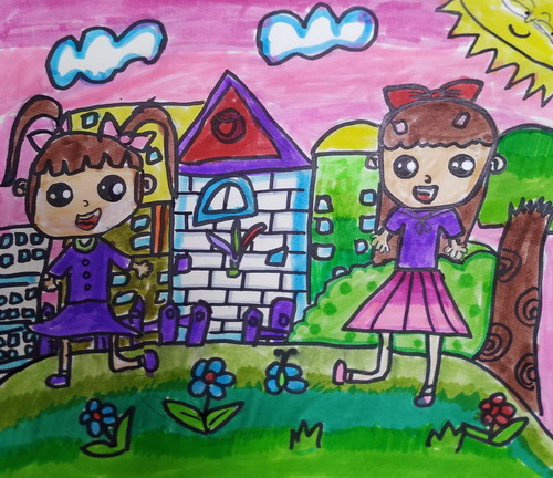 踢毽子绘画获奖