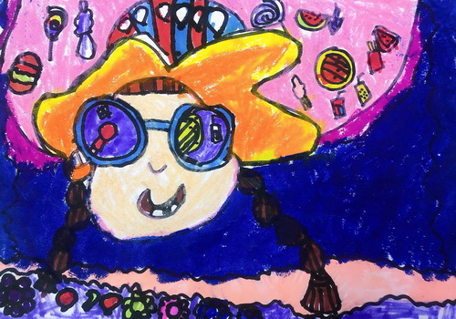 睡梦中梦见好吃的我手绘画