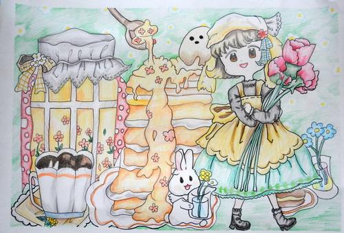 花仙子一年级绘画