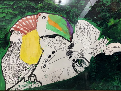 鸟手绘画一等奖