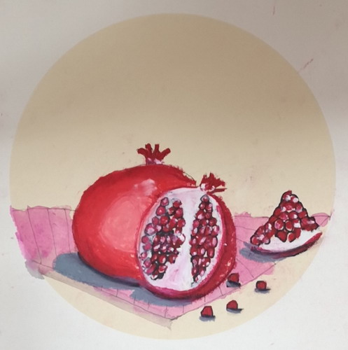 石榴创意画获奖