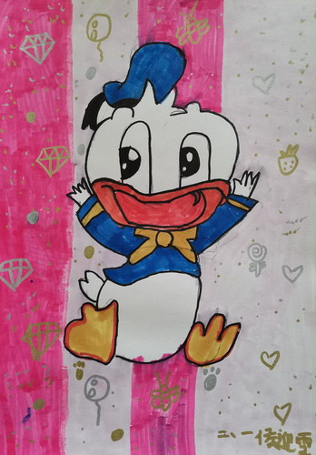 唐老鸭儿童画获奖