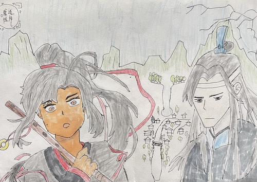 魔道祖师儿童画获奖