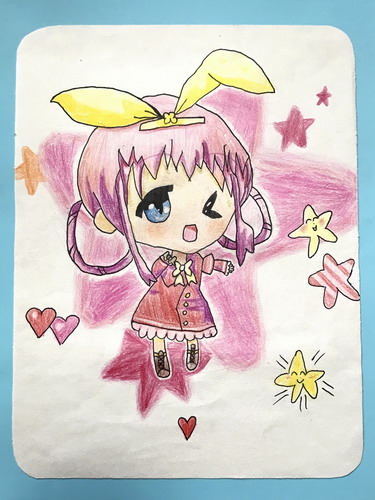 美少女绘画一等奖