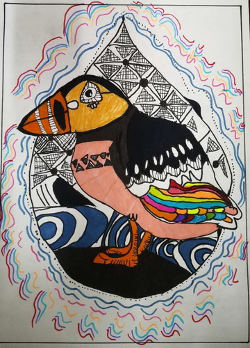 啄木鸟绘画获奖