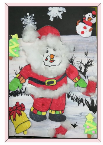 圣诞老人画画简单