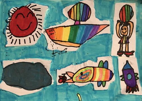 天空手绘画简单好看