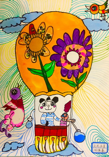太空游儿童绘画获奖