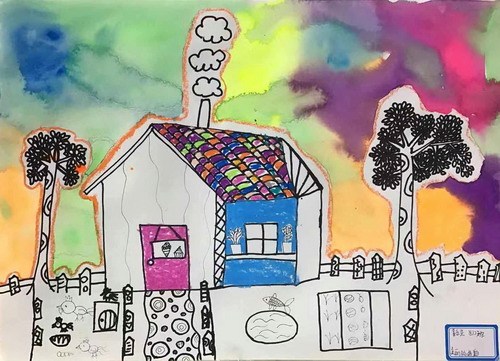 美丽的色彩四年级绘画