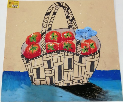 蔬果写生儿童画