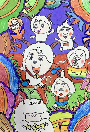 相亲相爱一家人儿童绘画获奖