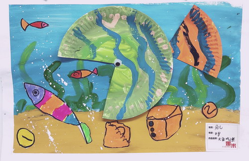 大鱼吃小鱼画简单又漂亮