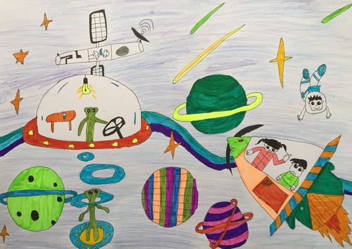 车所儿童画获奖