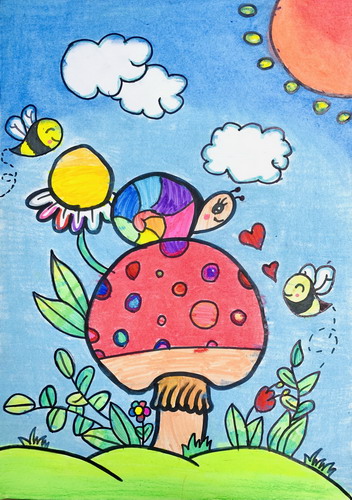 蜗牛旅行家画画好看