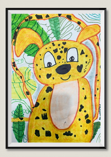 长尾豹马修创意画获奖