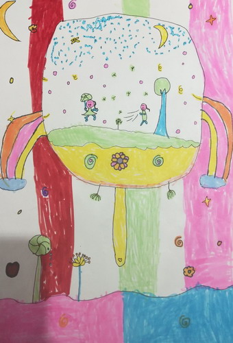 小扇子绘画作品