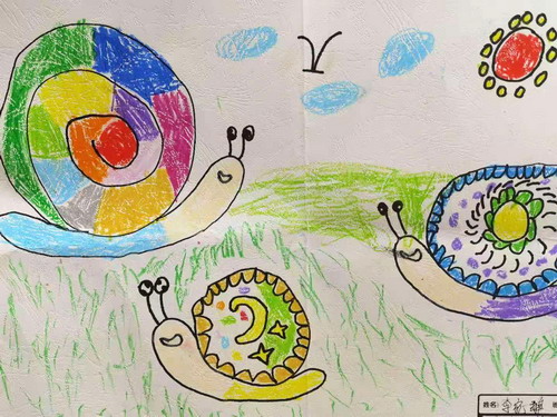 小蜗牛大梦想手绘画