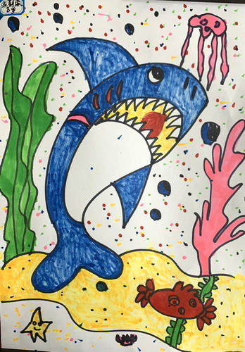 海底世界手绘画