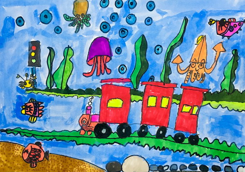 绿色中国，从我做起绘画获奖