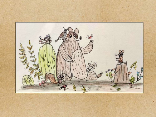 森林会议创意画一等奖