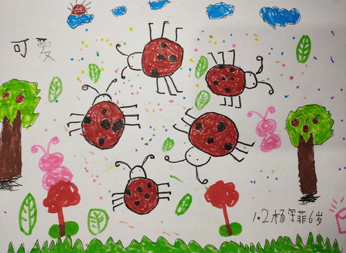 七星瓢虫儿童绘画获奖