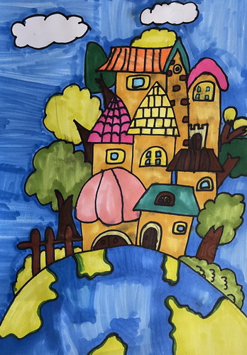 地球上的家绘画获奖作品