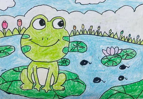 小蝌蚪找妈妈画画简单