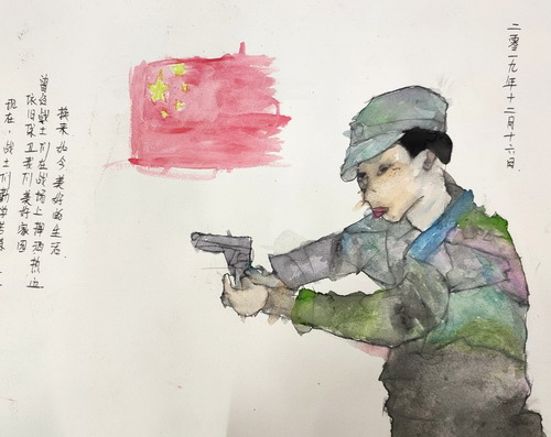 特种兵绘画获奖