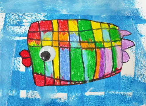 好饿好饿的鱼儿童画图片