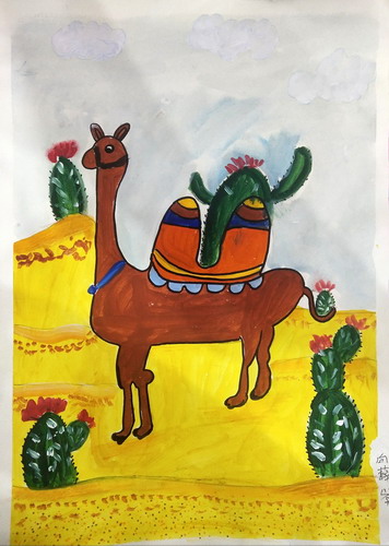 美丽的花朵画画图片