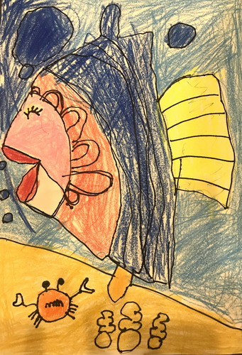 海底世界儿童绘画简单