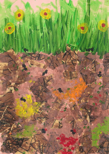 蚂蚁的地下王国画画好看