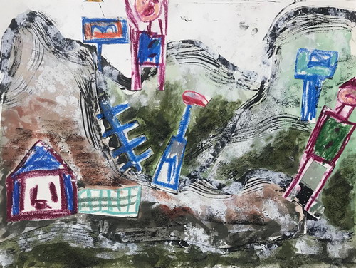 冬日雪景手绘画获奖