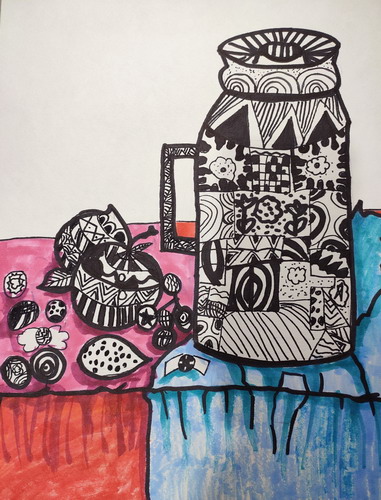 有趣的瓶子儿童绘画获奖